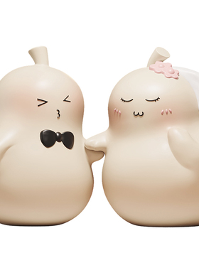 余生牵手不分离结婚摆件礼盒装