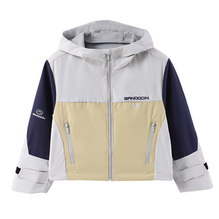 半度闲儿童软壳外套春秋款洋气户外冲锋2025新款男女童春装夹克潮