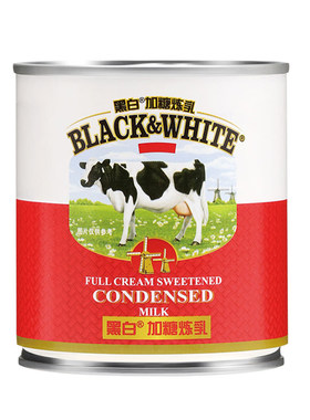 荷兰黑白加糖炼乳商用小包装