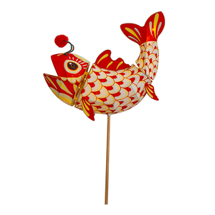 创意马年元宵节锦鲤鱼灯笼手工diy材料包传统中式儿童花灯led非遗