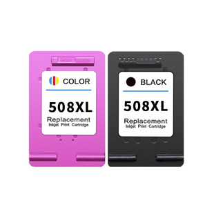 变彩508XL墨盒适用惠普彩色喷墨打印机 大容量彩色墨盒 508XL黑色墨盒 (HP DeskJet 2821e机型)508墨盒