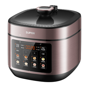 苏泊尔电压力锅家用5升双胆0涂层多功能智能预约开盖收汁商超同款