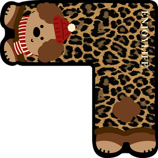 硅藻泥L型浴室吸水地垫厕所门口转角防滑脚垫厨房耐脏速干垫新款