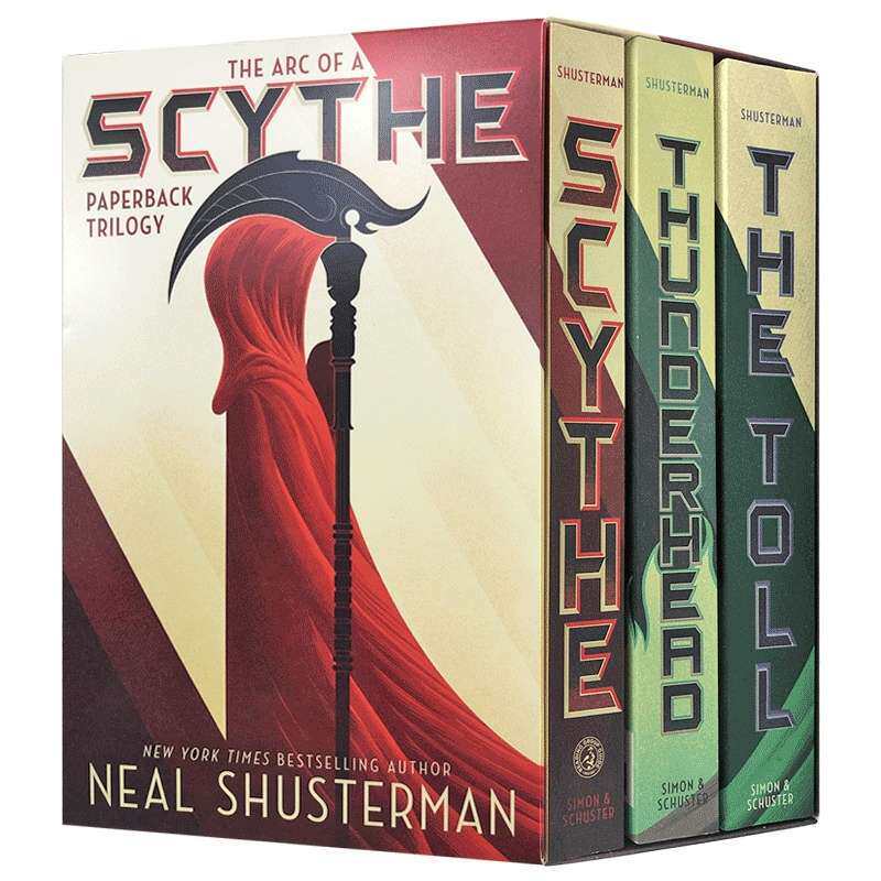 英文原版  The Arc of a Scythe Trilogy Scythe 大镰刀三部曲 尼尔舒斯特曼 英文版 英语小说