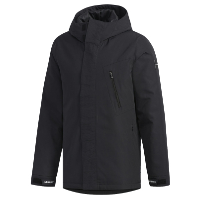 Adidas/阿迪达斯正品男子冬季时尚连帽保暖休闲运动棉服 EI4427