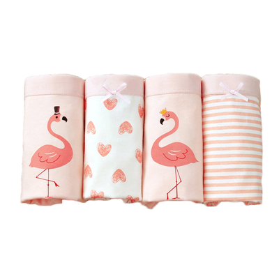 全棉儿童内裤女童纯棉薄款宝宝小女孩三角平角四角100%不夹pp短裤