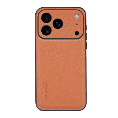 适用苹果17promax手机壳iphone16pro新款素皮壳14高级13商务12简约11镜头全包边15plusr防摔外壳17air保护套