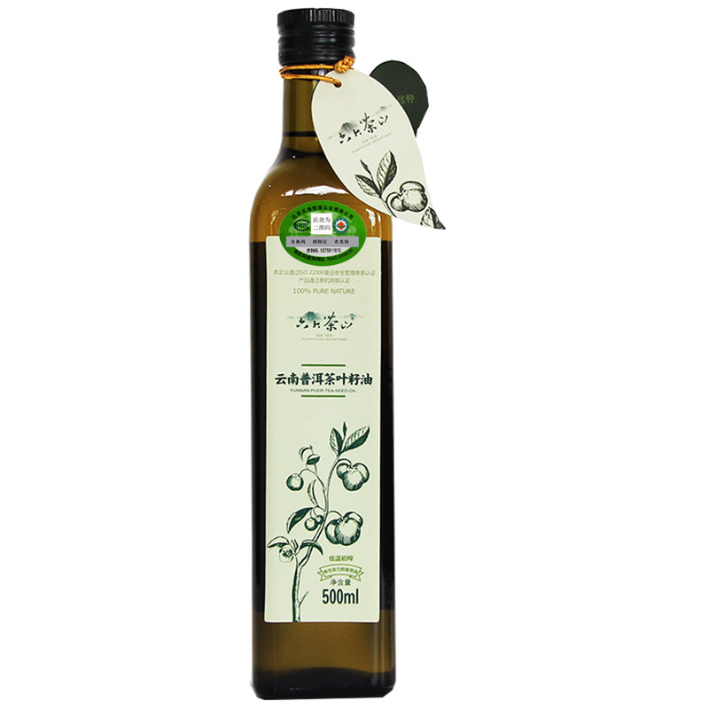 云南普洱茶叶籽500ml有机茶籽油