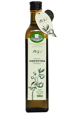 云南普洱茶叶籽500ml有机茶籽油