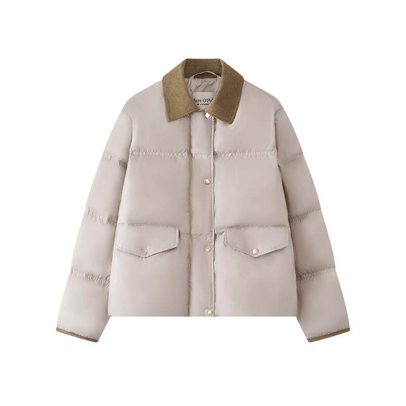 【自营】Marc O'Polo2025冬季新款再生纤维翻领羽绒服女外套鹅绒
