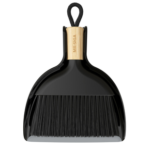 MR.SIGA迷你扫把簸箕套装竹柄设计贴地胶条宠物家用桌面清洁工具