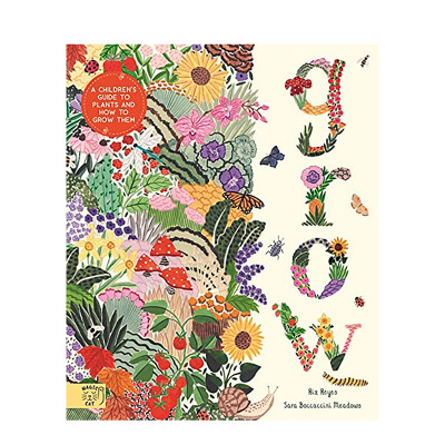 【现货多册选拍】自然共生：种植/野趣/飞鸟/夜空 艺术绘本科普插画指南 Grow/Fly/Glow/Wild儿童进口书Sara Boccacini Meadows