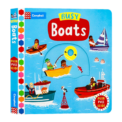 busy系列忙碌小船英文原版绘本