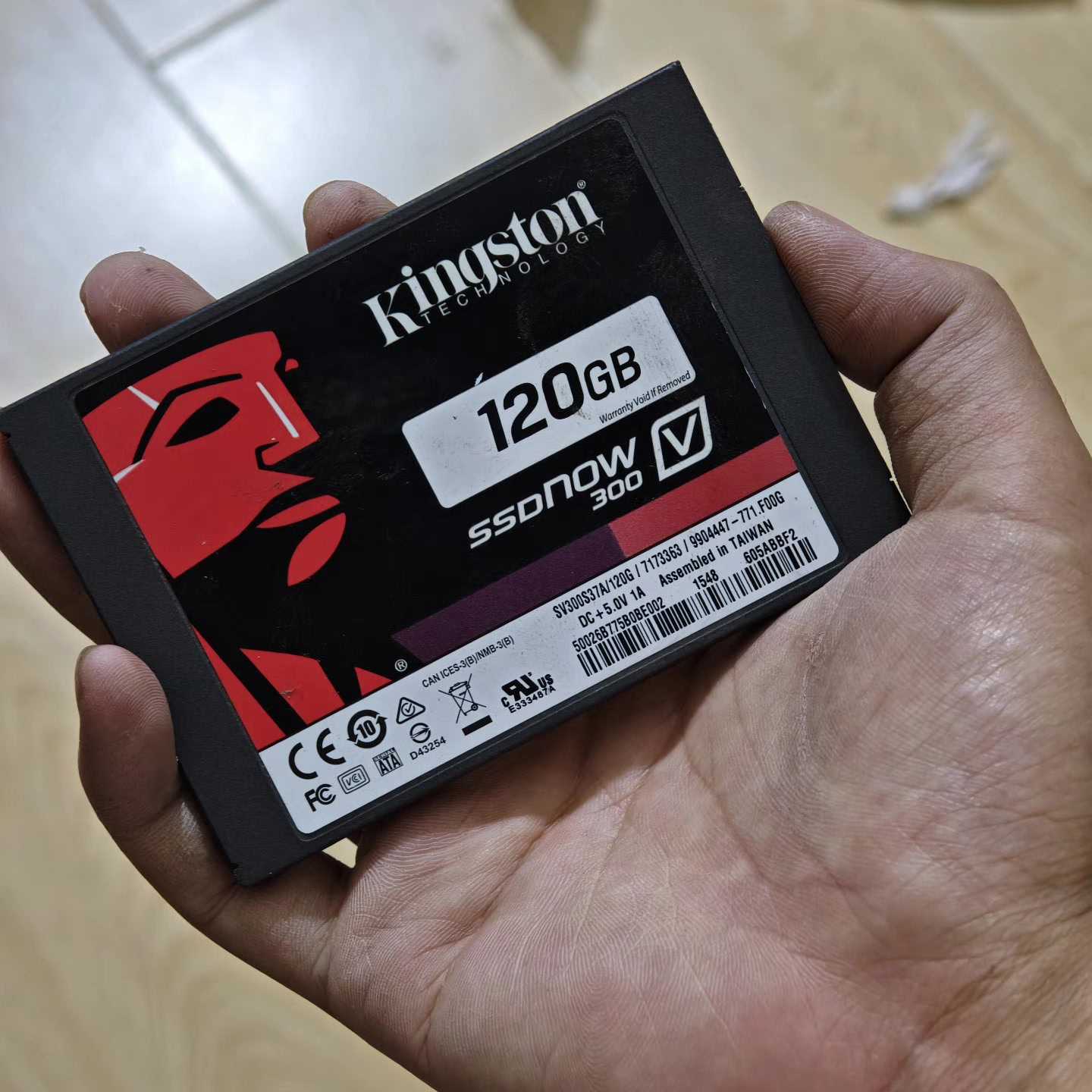议价金士顿 V300 120G固态硬盘。MLC颗粒。维修图片