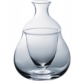 日式冰蓝冰酒壶玻璃酒具套装小型分酒醒酒器家用温酒缸白酒杯创意