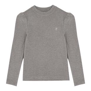 edo1一度童装25秋冬新款女童时尚长袖打底衫儿童保暖长款T恤衫