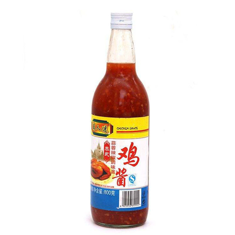 瓶装万人迷鸡酱泰式800g*12蒜蓉