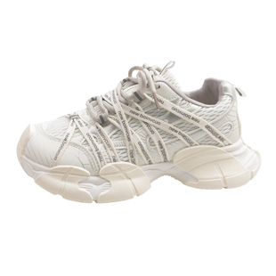 欧洲站厚底老爹鞋女增高显脚小阿甘鞋2026超火新款春季运动休闲鞋