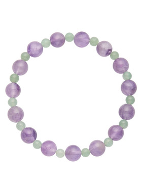 【普陀山正品】东陵玉水晶手链女