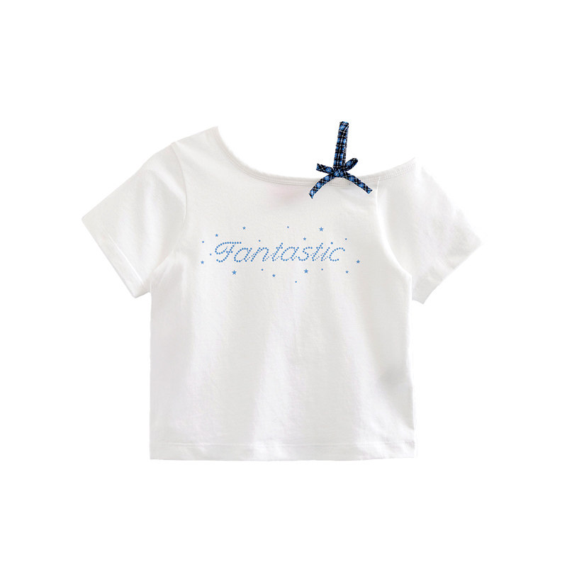 ILOVEJ儿童爵士舞蹈服上衣短袖T
