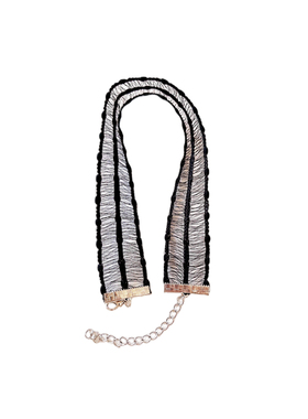 Yolo星球蕾丝花边网纱项链甜美少女镂空性感锁骨链choker复古宽颈