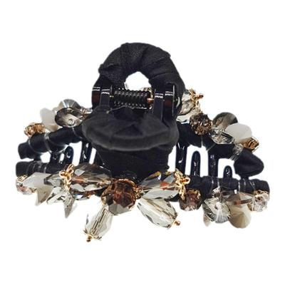 抓夹发抓水晶镶钻气质轻奢手工