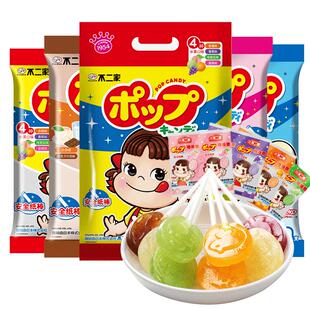 不二家棒棒糖60支网红儿童圣诞节礼物可乐水果味年货休闲零食品