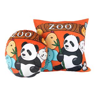 可爱卡通抱枕客厅沙发靠垫卧室床头靠枕套酒店亲子房儿童游戏抱枕