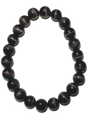 天然方柱石水晶手链  手串 猫眼石 男女水晶礼物