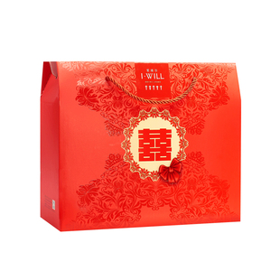 爱维尔喜饼结婚回礼专用钟爱一生婚宴婚礼礼盒伴手礼喜礼喜糖零食