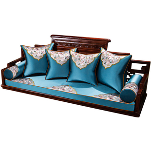 红木沙发坐垫新中式古典实木家具椅垫靠垫防滑罗汉床沙发垫飘窗垫