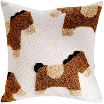 丽舍大道抱枕民宿小红书靠垫小狗