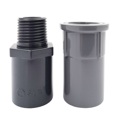 立胜日标英制UPVC外丝内丝接头