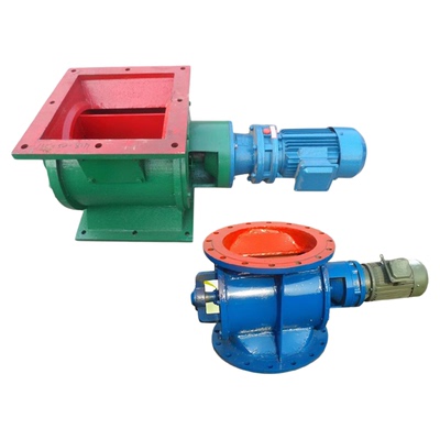 方形圆口耐高温铸铁星型卸料器