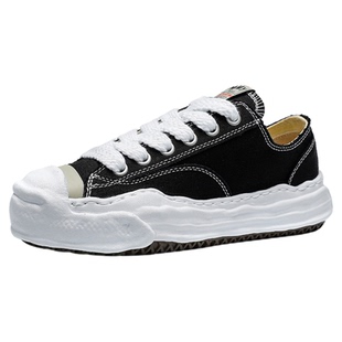 三原康裕溶解鞋MMY帆布鞋2025新款男女同款开口笑厚底透气板鞋潮