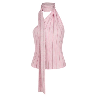 PALAVAS岩蔷薇粉紫色背心吊带