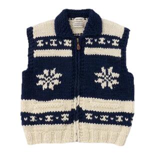 【现货】韩国sienne提花马甲韩系氛围感圣诞麋鹿拉链棒针针织背心