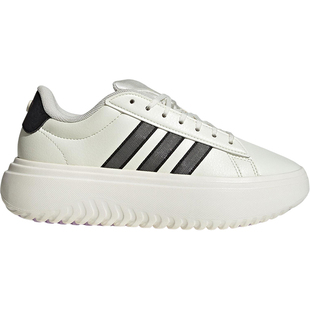 Adidas/阿迪达斯官方正品2025女士 网球厚底时尚经典休闲鞋JS1832