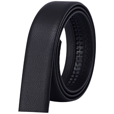 稻草人皮带男士不带头腰带真皮