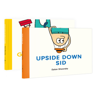 盖世童书原版绘本Upside Down Sid  上下颠倒的希德Upside Down Sid Goes to Work希德找工作英语启蒙支持小怪兽点读笔心智麦田