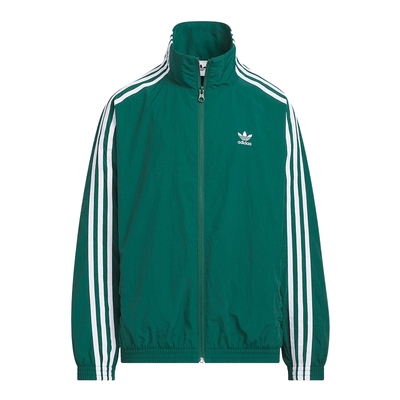 adidas阿迪达斯三叶草男大童夹克梭织运动休闲宽松薄外套 KQ5493