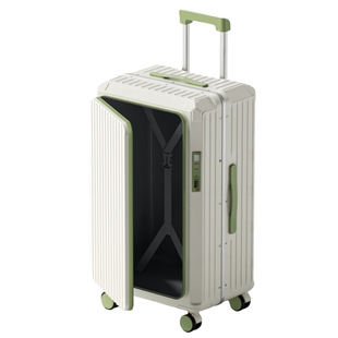 旅大侠侧开盖铝框行李箱女2026新款加厚拉杆箱28寸托运箱结实耐用