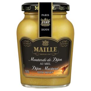 法国Maille魅雅第戎蜂蜜芥末籽酱轻脂肪蜂蜜芥末酱三明治法餐调料