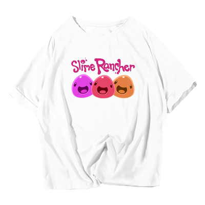 史莱姆牧场游戏学生短袖t恤衫