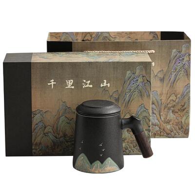 故宫文创茶水分离杯定制礼物
