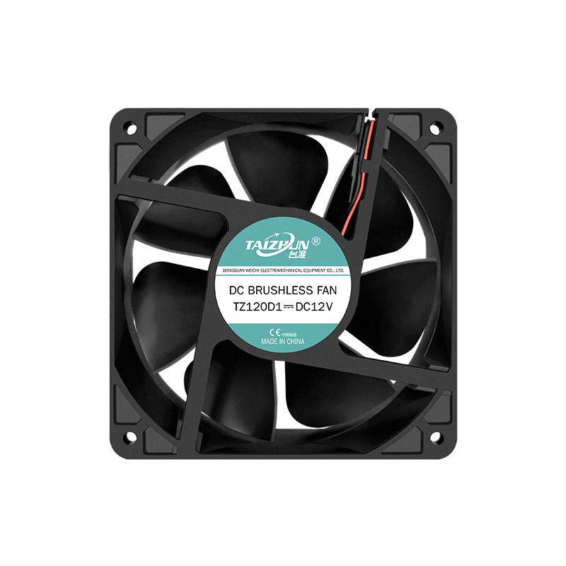 台准静音直流12V24V机柜散热风扇220V电柜配电箱工业轴流纯铜风机