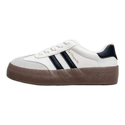 拉夏贝尔厚底小白鞋女板鞋子女