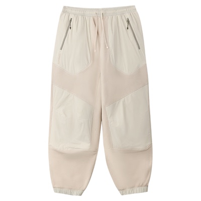 蜘蛛秋冬男子防风针织抓绒长裤