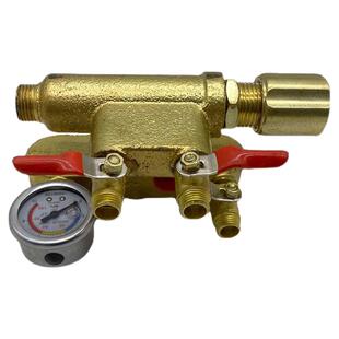 三缸柱塞泵头配件农用26/60出水压力表气室总成打药零件调压阀机