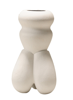 现代简约北欧风抽象陶艺花瓶摆件